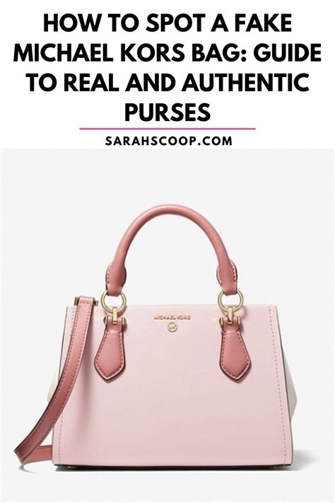 How To Spot a Fake Michael Kors Bag: Guide to Real .